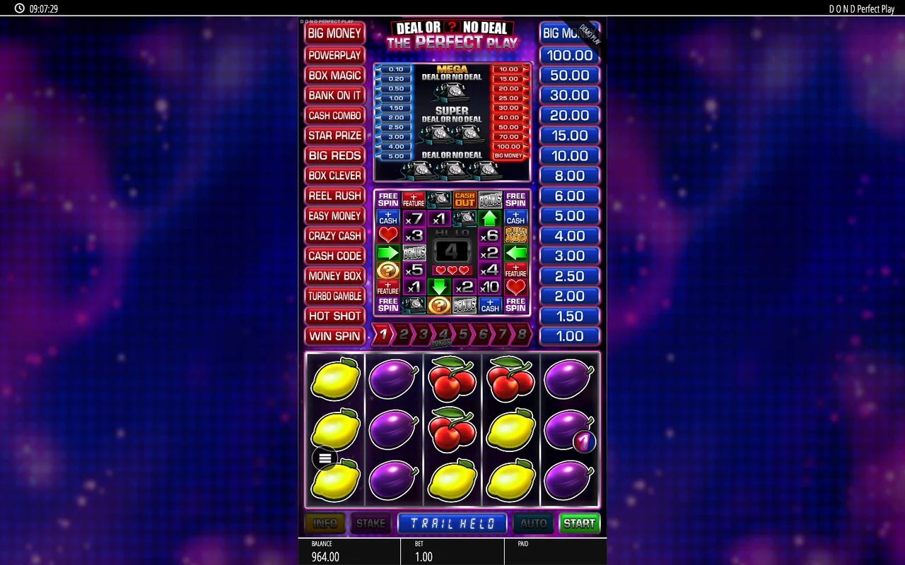 Deal or No Deal gameplay screenshot